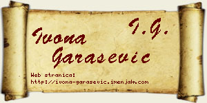 Ivona Garašević vizit kartica